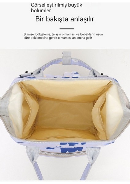 Büyük Kapasiteli Çok Fonksiyonlu Anne ve Bebek Çantası (Yurt Dışından) fırsatları