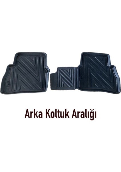 Newdeco Fiat Doblo 2015-2022 Için 5,5d Carbon Style Havuzlu Paspas - Tpe Malzeme