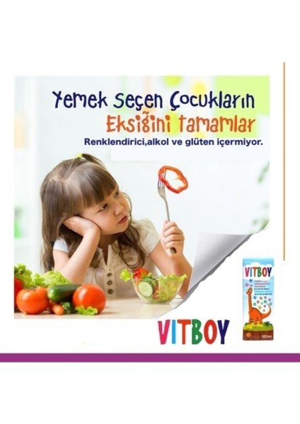 Tutti Frutti Balık Yağı 250 Ml-Vitboy Multivitamin-Mineral Içeren Takviye Edici Gıda 150 ml modelleri