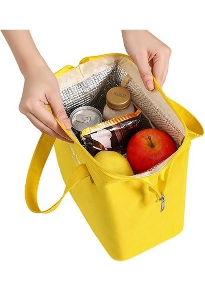 Isı Yalıtımlı Öğle Yemeği Çantası-Sarı (Yurt Dışından) modelleri