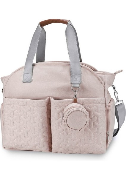 Büyük Kapasiteli Bebek Bakım Çantası - Açık Gri (Yurt Dışından)