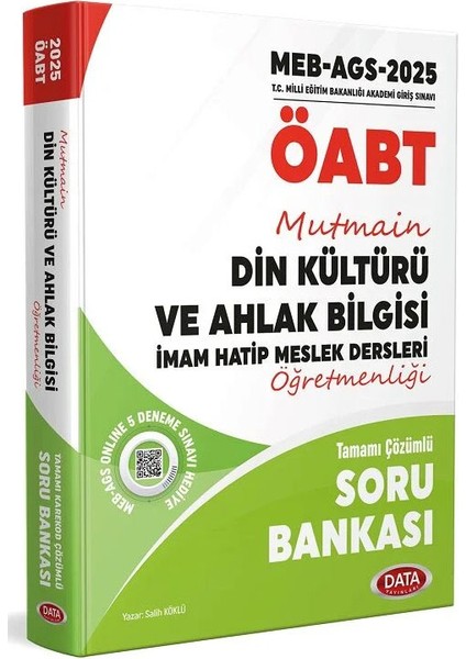 2025 Öabt Din Kültürü ve Ahlak Bilgisi Öğretmenliği Mutmain Soru Bankası