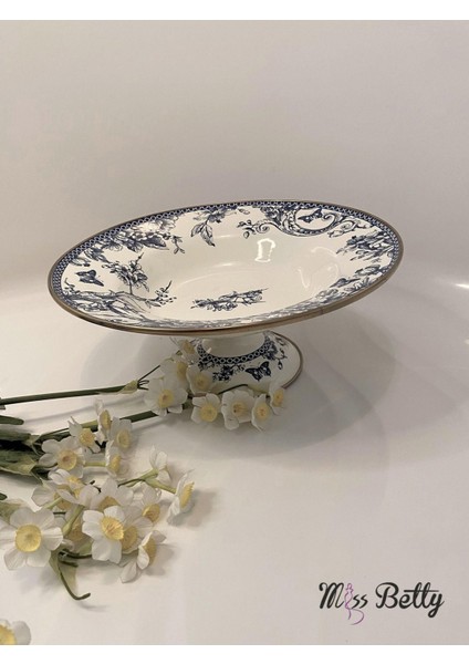Blue Life Emaye Ayaklı Meyvelik 30 cm fırsatları