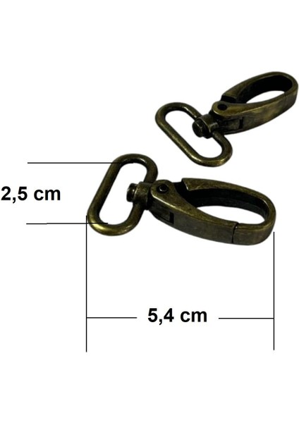 Orta Boy Akrep Anahtarlıkve Çanta Kancası 2,5cm 2 Adet Deri El Aleti fiyatları