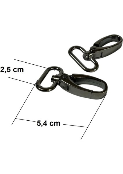 Orta Boy Akrep Anahtarlıkve Çanta Kancası 2,5cm 2 Adet Deri El Aleti modelleri