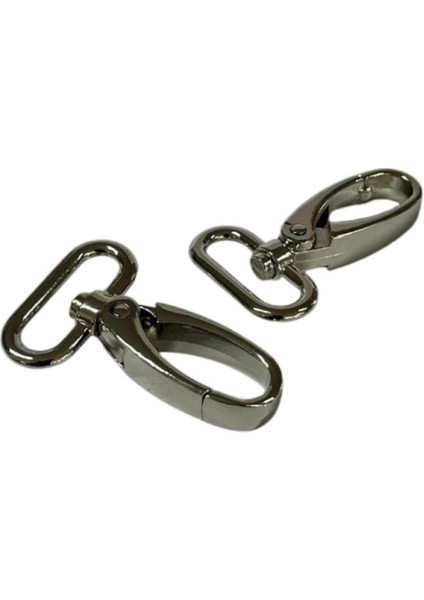 Orta Boy Akrep Anahtarlıkve Çanta Kancası 2,5cm 2 Adet Deri El Aleti