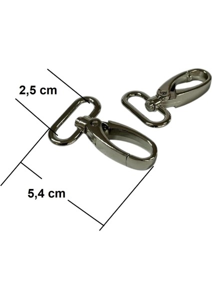 Orta Boy Akrep Anahtarlıkve Çanta Kancası 2,5cm 2 Adet Deri El Aleti fiyatları