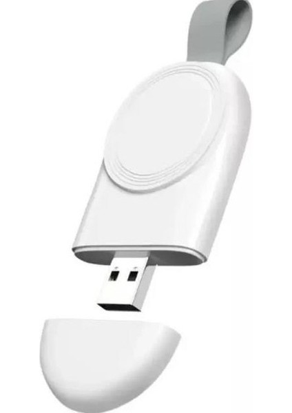 Apple Watch USB Şarjlı Taşınabilir Araç Manyetik Şarj Cihazı 10/9/8/7/6/5/4/3/2 ile Uyumlu