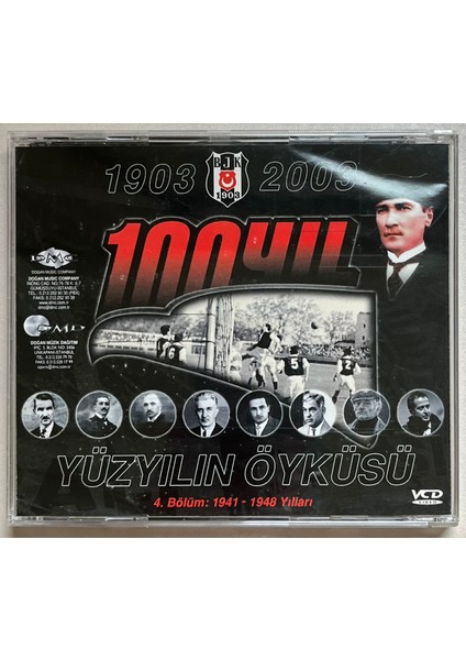 Beşiktaş Yüzyılın Öyküsü 4.bölüm 1941-1948 Yılları VCD (Dönem Baskı Orjinal Cd) fiyatları