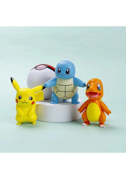 6 Pikachu Pokemon Pokémon Bebek El Kuklası Süs Oyuncak Doğum Günü Hediyesi (Yurt Dışından)