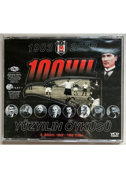 Beşiktaş Yüzyılın Öyküsü 5.bölüm 1949-1955 Yılları VCD (Dönem Baskı Orjinal Cd) fiyatları