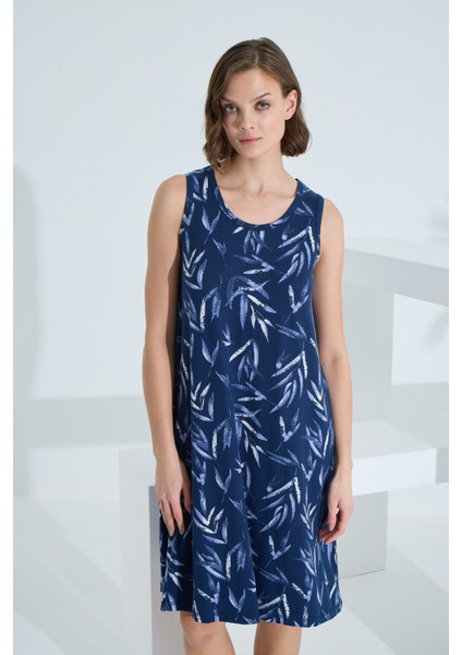 Bambu Kolsuz Kadın Yazlık Gecelik 72047