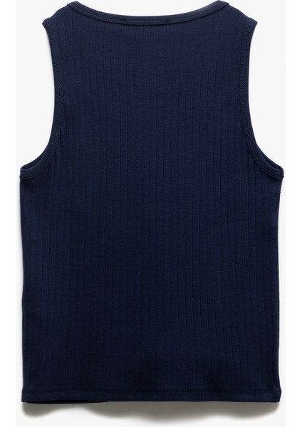 Slim Fit Kolsuz Bisiklet Yaka Pamuklu Ribanalı Atlet fiyatları