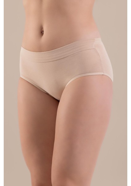 Düşük Bel Pamuklu Basic Kadın Slip Külot 5li Paket 8445 Renkli