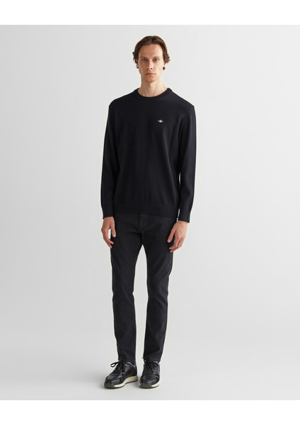 Erkek Siyah Regular Fit Bisiklet Yaka Kazak 8924369T.5 modelleri
