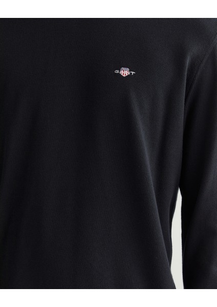 Erkek Siyah Regular Fit Bisiklet Yaka Kazak 8924369T.5 indirimleri