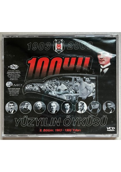 Beşiktaş Yüzyılın Öyküsü 8.bölüm 1963-1966 Yılları VCD (Dönem Baskı Orjinal Cd) fiyatları