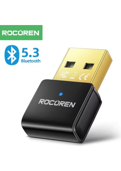 Bluetooth Adaptör 5.3 Yüksek Performans Düşük Gecikme Ce/fc/rohs Lisanslı Süper Hızlı USB Bluetooth Adaptör 5.3 Son Nesil Teknoloji