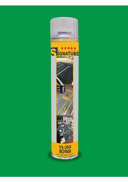 Safetyline Sprey Yol Çizgi Boyası Yeşil 750 ml