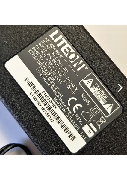 12V 3.33 Amper LED Monitör Adaptörü