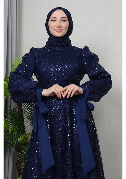 Betül Tesettür Abiye Lacivert indirimleri