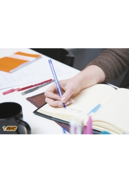 Sırımsı Bic Round Stic Tükenmez Kalem Karışık 3 Renk 30 Adet fırsatları