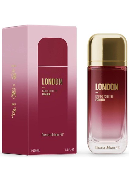 Dıcora Urban Fıt London Edt Kadın 150 ml
