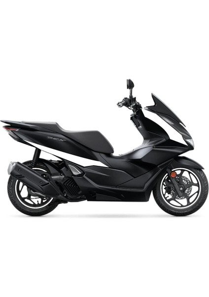 Honda Pcx 2021 - 2024 Uyumlu Evrensel Sticker Kaplama Etiket Modeli Beyaz Renk