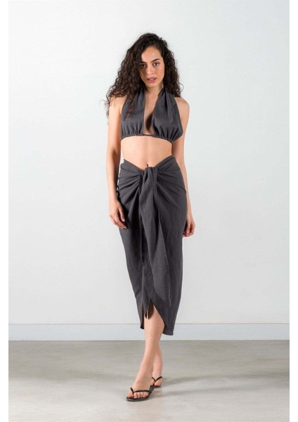 Linen Pareo Antrasit