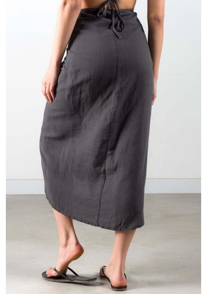 Linen Pareo Antrasit indirimleri