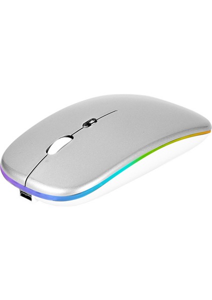 Wireless Mouse Ultra-Thin Business Mouse Bluetooth Dual-Mode Illuminated Wireless Mouse - Laptop Tecrübesini Daha Iyi Yap (Yurt Dışından)