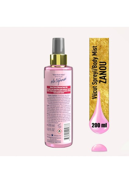 Eda Taşpınar Zanou Body Mist - 200 ml