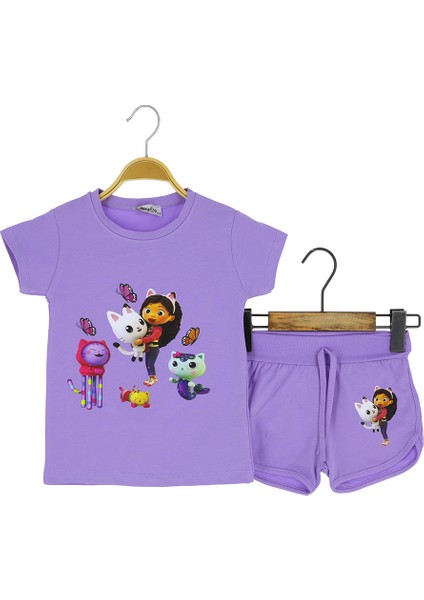 Kız Çocuk Şortlu Takım