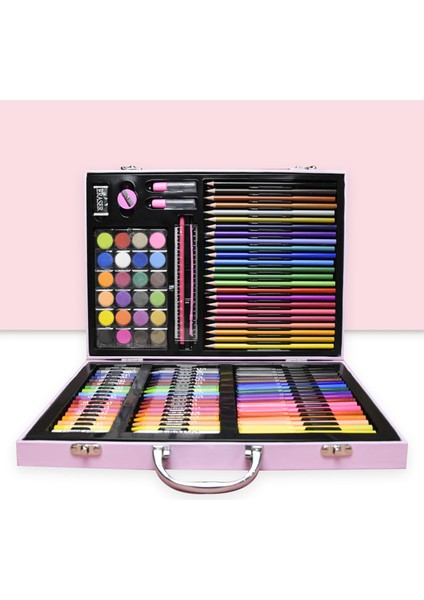 128PCS Çocuk Resim Araçları Seti Sanat Malzemeleri Boya Kalem Öğrenciler Için Özel (Yurt Dışından) indirimleri
