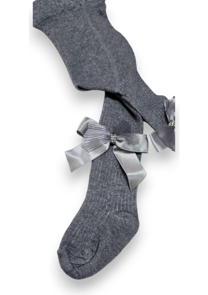 Taşlı Fiyonklu Çocuk Koton Külotlu Çorap fiyatları