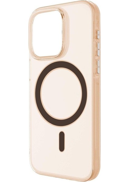 Apple iPhone 16 Pro Max Uyumlu Magsafe Transparan Darbe Koruyucu Emici Silkon Perth Kılıf