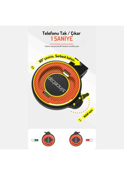 Telefon Tutucu / Motosiklet-Bisiklet - Ayna Kolu Bağlantılı indirimleri