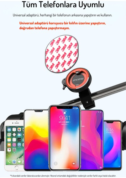 Telefon Tutucu / Motosiklet-Bisiklet - Ayna Kolu Bağlantılı