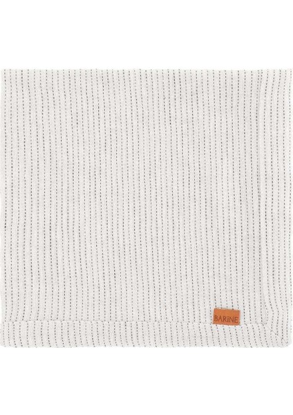 Linen 2'li Peçete Kırık Beyaz / Siyah Çizgili 45 x 45 cm