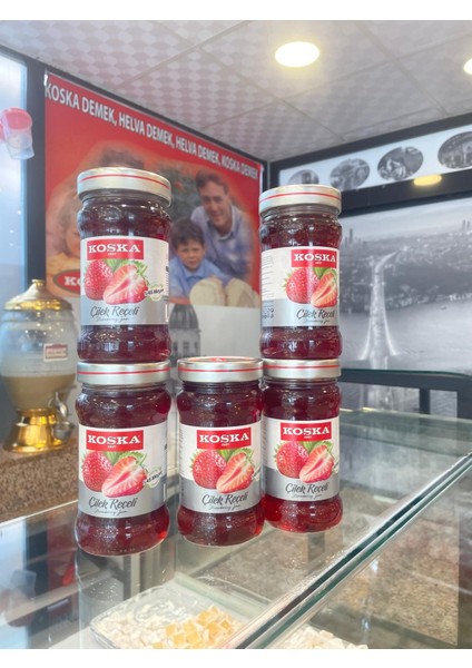 Çilek Reçeli 380 gr Koli 12 Adet indirimleri