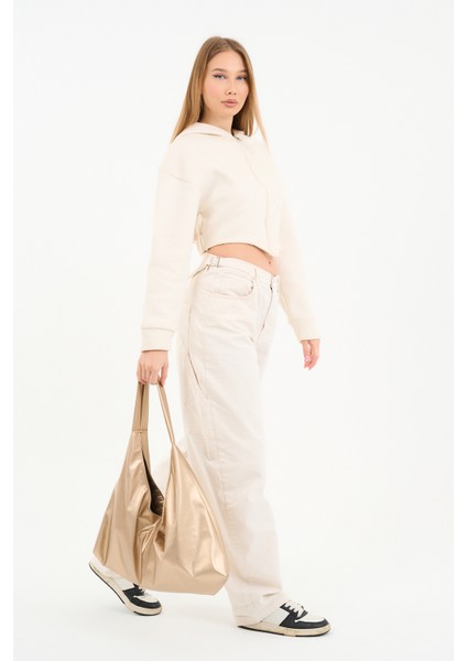 Faux Leather Shopper Bag / Suni Deri Alışverişçi Çanta (28*52) fırsatları