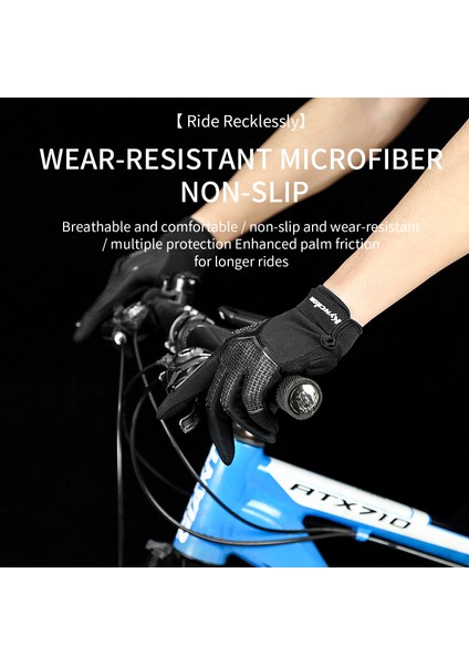 Siyah Stil L Boyutu Uzun Parmak Kaymaz Şok Emici Bisiklet Eldiveni Ilkbahar ve Yaz Erkek Nefes Güneş Koruyucu Dokunmatik Ekran Bisiklet Eldiveni (Yurt Dışından) modelleri
