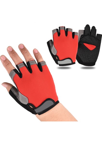 Turuncu Tarzı Xl Boyutu Parmaksız Karanfil Açık Taktik Eldiven Kaymaz Bisiklet Eldiveni Nefes Yaz Balıkçılık Spor Salonu Spor Eldiven Kadın Erkek (Yurt Dışından) indirimleri