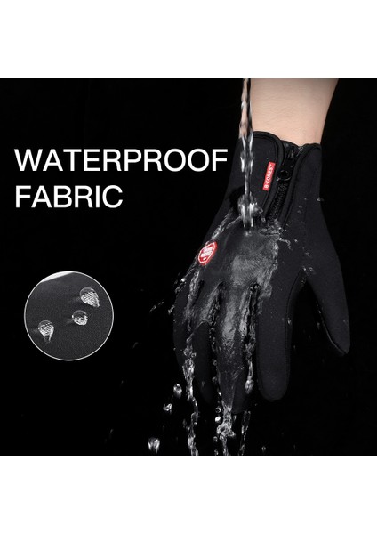 Gri Tarzı L Boyutu Kış Bisiklet Sporları Tam Parmak Su Geçirmez Dokunmatik Ekran Sıcak Eldiven Erkek ve Kadın Dağcılık Eldivenleri (Yurt Dışından) fırsatları