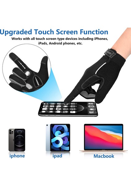 Siyah Stil S Beden Moreok Bisiklet Eldiveni Tam Parmak Kış Bisiklet Eldiveni (Yurt Dışından) modelleri