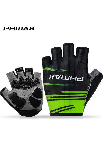 PM-DPST-17702 Stili S Beden Phmax Bisiklet Eldiveni Kaymaz Sürme Yarım Parmak Bisiklet Eldiveni (Yurt Dışından)