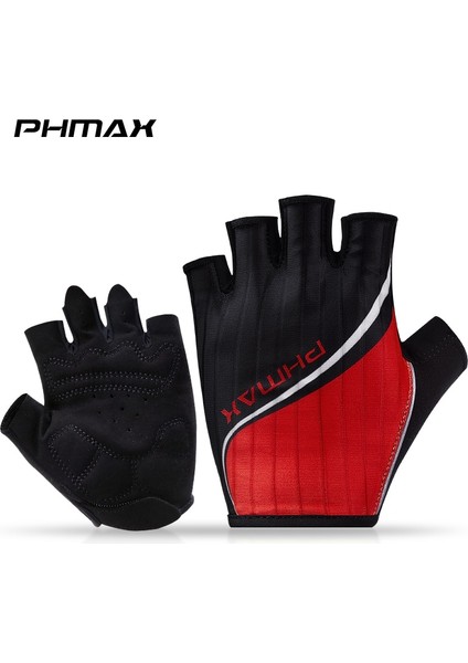 PM-DPST-17802 Stili M Boyutu Phmax Erkekler Bisiklet Eldiveni Yarım Parmak Bisiklet Eldiveni Dayanıklı Bisiklet Eldiveni Şok Emici Parmaksız Spor Spor Eldivenleri (Yurt Dışından)