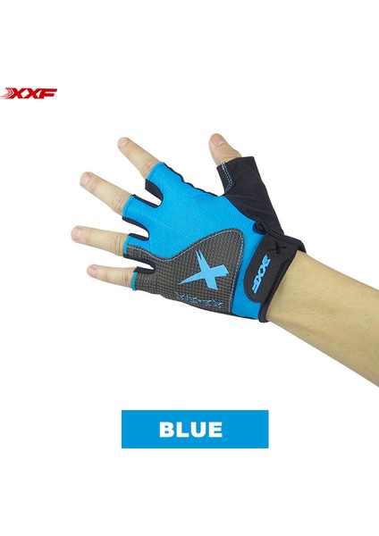 Mavi Stil M Boyutu 2017 Zaman Sınırlı Sıcak Darbeye Dayanıklı Bisiklet Bisiklet Bisiklet Yarım Parmak Eldiven Mtb Takım Yarışı Erkekler Için Guantes Ciclismo Naylon (Yurt Dışından)