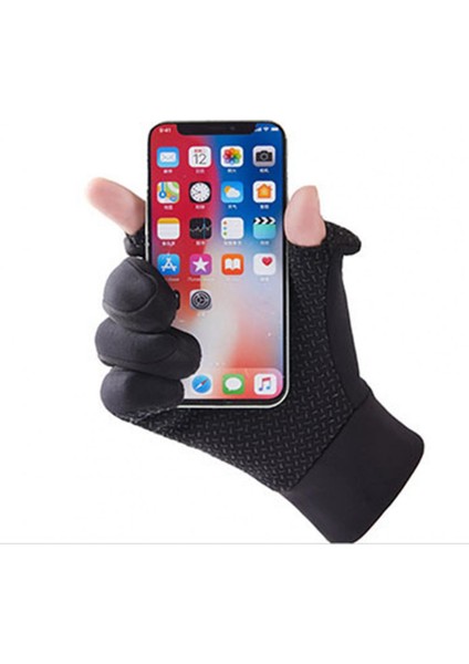 Kırmızı Stil Kış Bisiklet Eldiveni Tam Parmak Iki Parmak Dokunmatik Ekran Eldiveni Su Geçirmez Bisiklet Kayak Motosiklet Bisiklet Sürme Termal Eldiven (Yurt Dışından) fiyatları