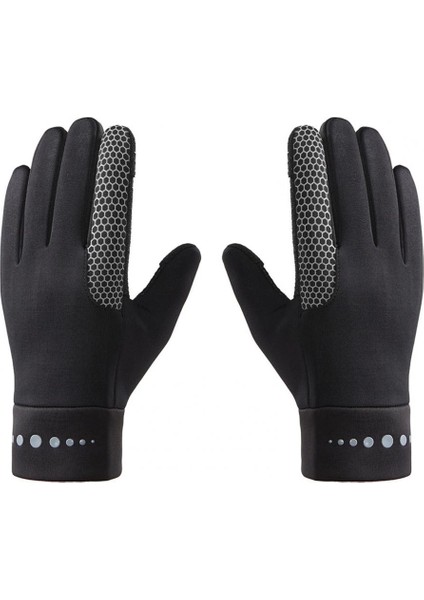 Kırmızı Stil Kış Bisiklet Eldiveni Tam Parmak Iki Parmak Dokunmatik Ekran Eldiveni Su Geçirmez Bisiklet Kayak Motosiklet Bisiklet Sürme Termal Eldiven (Yurt Dışından) fırsatları